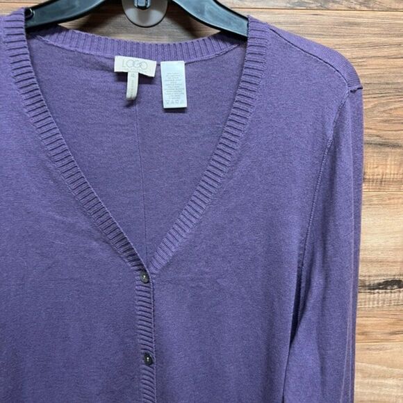 Lori Goldstein XL purple long sleeve shirt - Picture 4 of 5